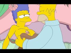 Гомер Симпсон оттрахал свою женушку Мардж в ХХХ мультике