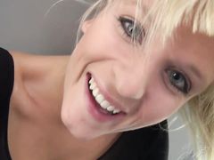 Чудная немецкая девушка в капроне трахается на камеру с бойфрендом