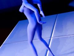 Возбуждающий стриптиз танец мульт героини Роковой вдовы из Overwatch