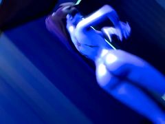 Возбуждающий стриптиз танец мульт героини Роковой вдовы из Overwatch