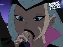 Колдунья с большими сиськами трахается с мальчиком Беном