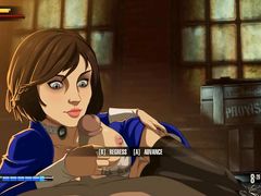 Героиня игры "Bioshock" Элизабет скачет на члене любовника