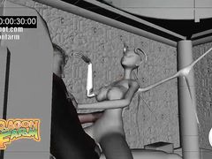 Артхаусный секс мультфильм с рисованным в 3D героями