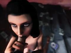 Коллекционная подборка мульт сцен с Элизабет из "BioShock"