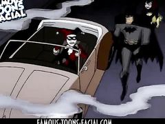 Злодейка Харли Квинн жестко выебана возбужденным Бэтменом