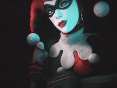 Демонический клоун руками дрочит длинный хуй в мультипликационном ролике