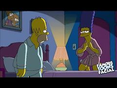 Гомер и Мардж Симпсоны занялись супружеским сексом в спальне