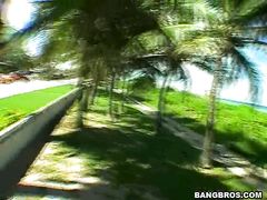 Ловелас трахает большим членом сексуальную брюнетку на диване