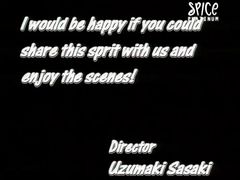 Самурай трахает в лесу японскую гейшу с волосатой писькой